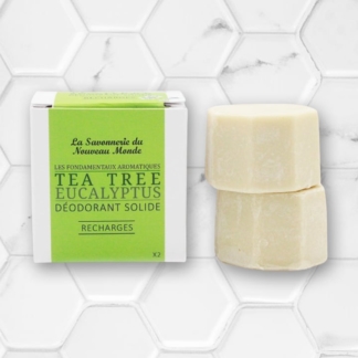 recharge du déodorant solide tea tree eucalyptus la savonnerie du nouveau monde